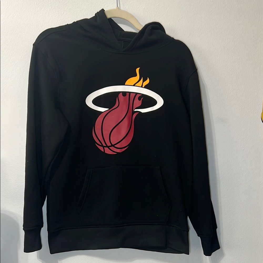 NBA Black Miami Heat fleece Hoodie New without tags